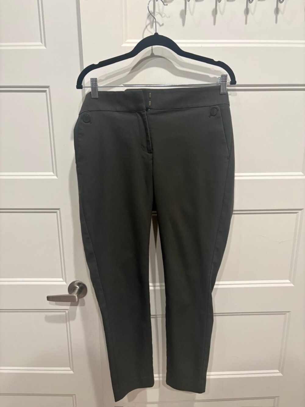LOFT Julie Black Slim Ankle Dress Pants - Size 8